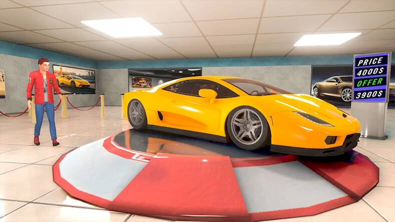 Скачать взломанную Торговец автомобилями Tycoon [Много денег] MOD apk на Андроид