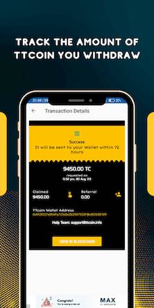Скачать взломанную TTcoin Network - Cloud Mining [Мод меню] MOD apk на Андроид