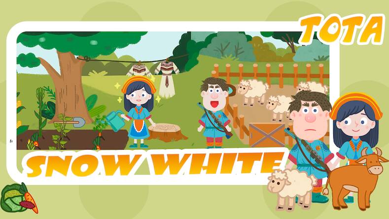 Скачать взломанную Tota Fairy Tales-Snow White [Много монет] MOD apk на Андроид