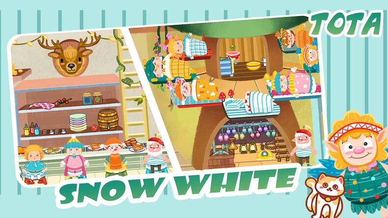 Скачать взломанную Tota Fairy Tales-Snow White [Много монет] MOD apk на Андроид