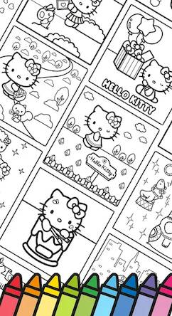 Скачать взломанную Hello Kitty: Раскраска [Много денег] MOD apk на Андроид