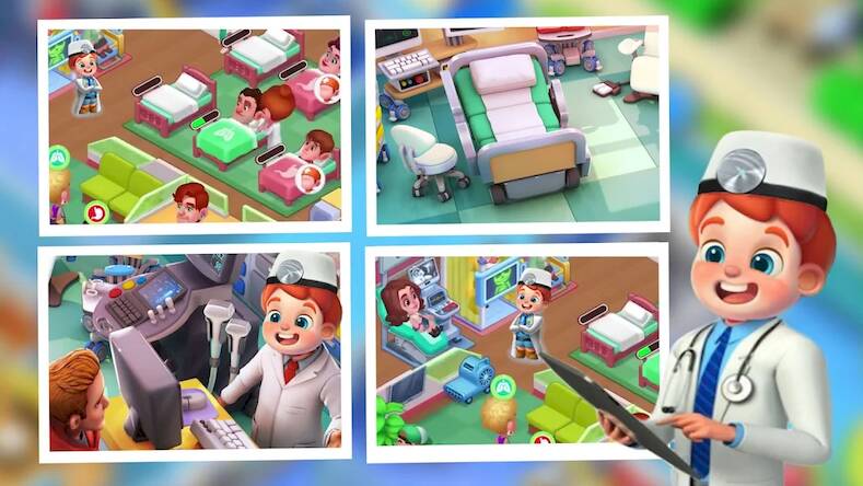 Скачать взломанную Happy Hospital : Game [Много монет] MOD apk на Андроид