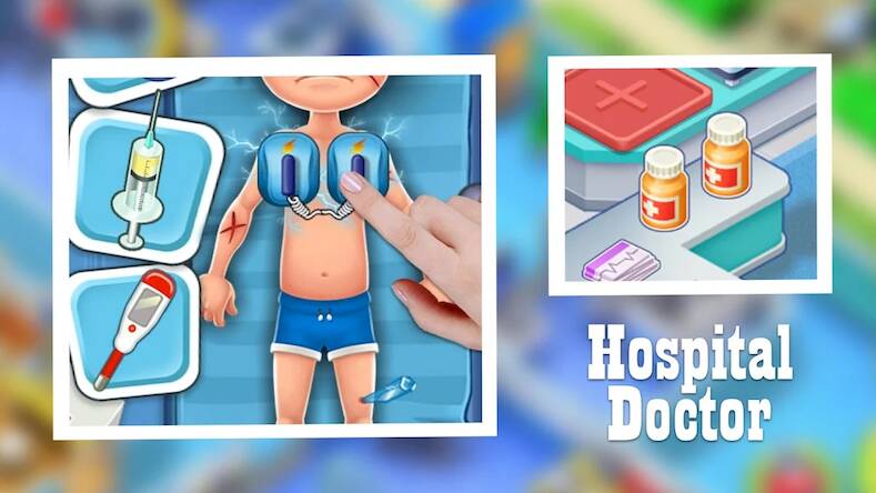 Скачать взломанную Happy Hospital : Game [Много монет] MOD apk на Андроид