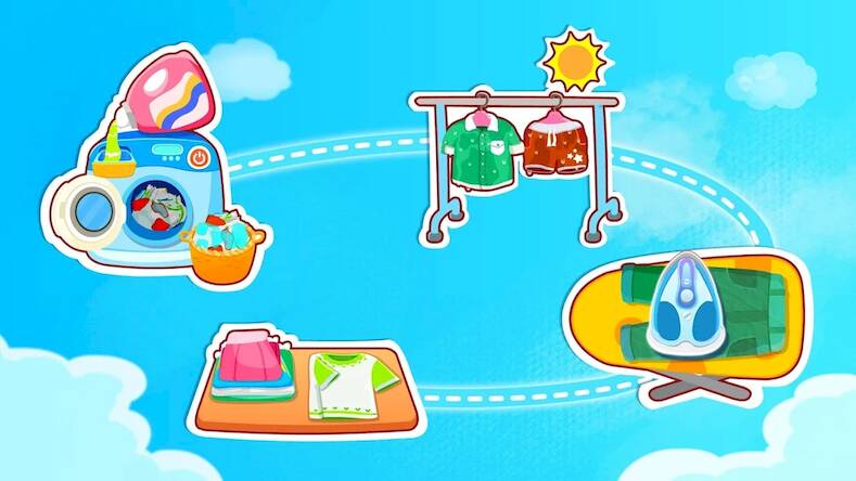 Скачать взломанную Веселый чистый [Много монет] MOD apk на Андроид