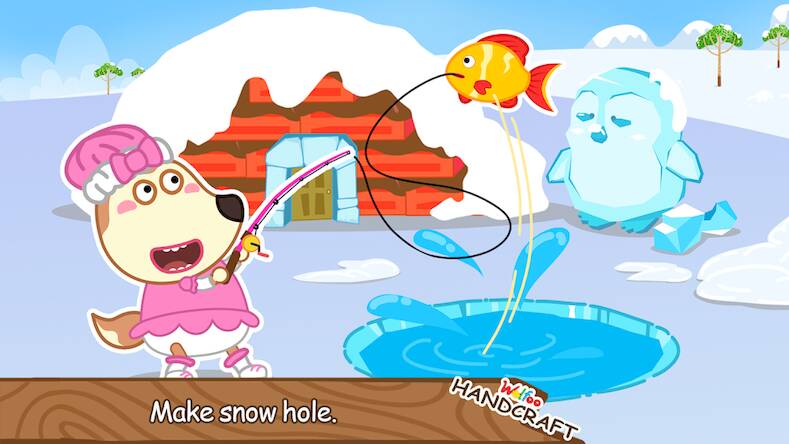 Скачать взломанную Wolfoo Making Crafts -Handmade [Мод меню] MOD apk на Андроид