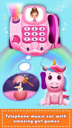 Скачать взломанную Baby Princess Car phone Toy [Много денег] MOD apk на Андроид