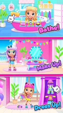 Скачать взломанную Cutie Care — няня для милашки [Бесплатные покупки] MOD apk на Андроид
