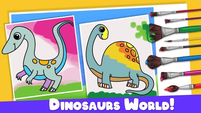 Скачать взломанную Coloring Book Games for Kids [Мод меню] MOD apk на Андроид