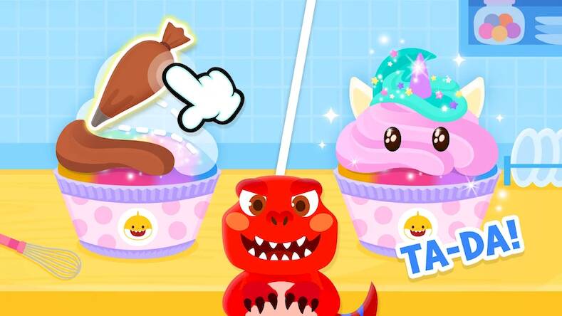 Скачать взломанную Baby Shark’s Dessert Shop [Много монет] MOD apk на Андроид