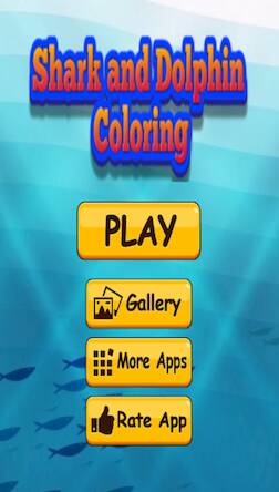 Скачать взломанную Coloring Pages Dolphin Shark [Много денег] MOD apk на Андроид