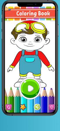Скачать взломанную Coco Coloring Book JJ 3 [Бесплатные покупки] MOD apk на Андроид