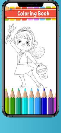 Скачать взломанную Coco Coloring Book JJ 3 [Бесплатные покупки] MOD apk на Андроид
