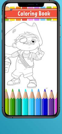 Скачать взломанную Coco Coloring Book JJ 3 [Бесплатные покупки] MOD apk на Андроид