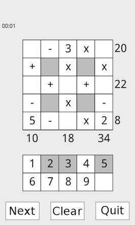 Скачать взломанную Math Square [Много монет] MOD apk на Андроид