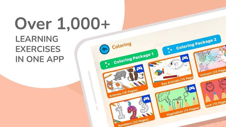 Скачать взломанную Tiny Genius Learning Game Kids [Много денег] MOD apk на Андроид