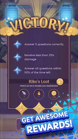 Скачать взломанную kawaiiDungeon - Learn Japanese [Бесплатные покупки] MOD apk на Андроид