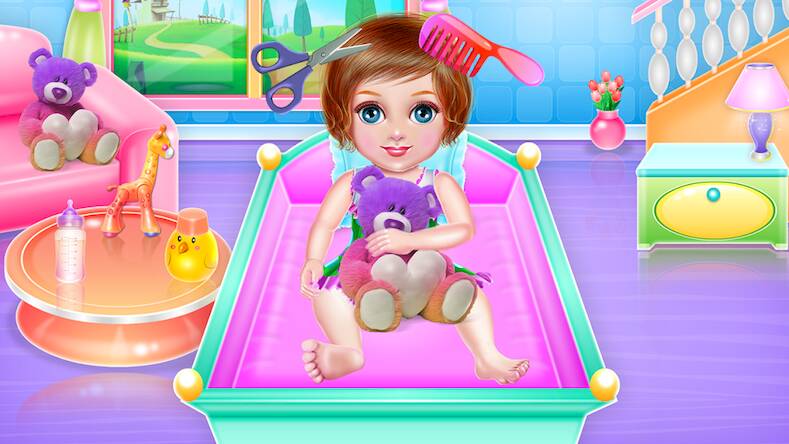 Скачать взломанную Crazy Little Girl Nanny Care [Много денег] MOD apk на Андроид
