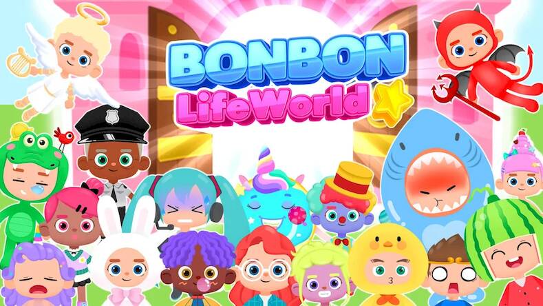 Скачать взломанную BonBon Life World Kids Games [Много монет] MOD apk на Андроид