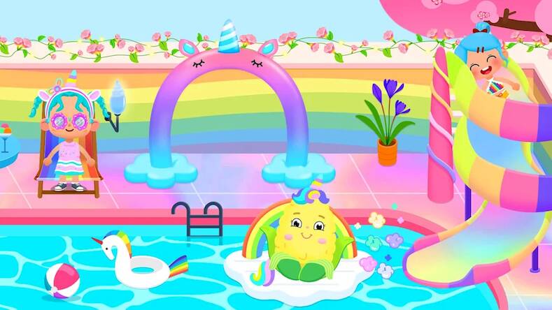 Скачать взломанную BonBon Life World Kids Games [Много монет] MOD apk на Андроид