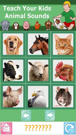 Скачать взломанную Teach Your Kids Animal Sounds [Много монет] MOD apk на Андроид