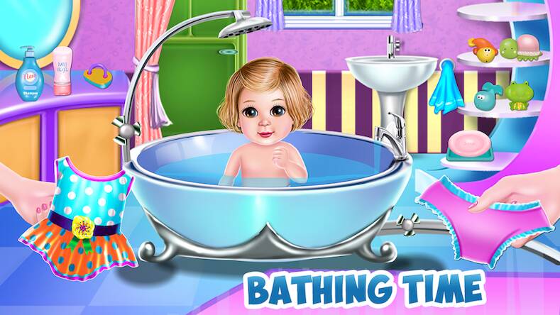 Скачать взломанную Baby Spa Salon [Много денег] MOD apk на Андроид