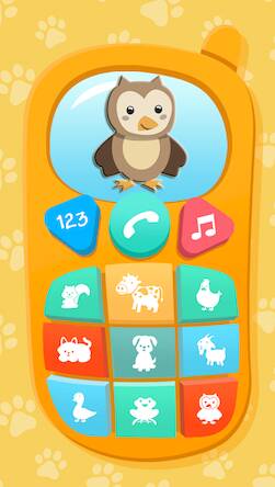 Скачать взломанную Детские телефоны - Baby Phone [Много монет] MOD apk на Андроид