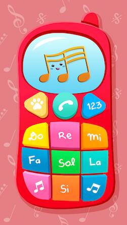 Скачать взломанную Детские телефоны - Baby Phone [Много монет] MOD apk на Андроид