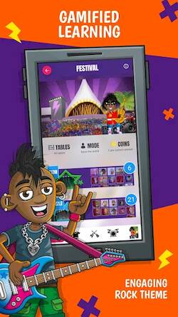 Скачать взломанную Times Tables Rock Stars [Много монет] MOD apk на Андроид