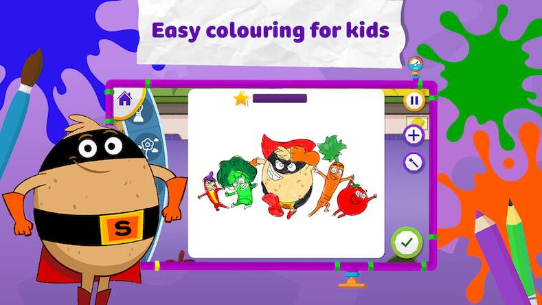 Скачать взломанную CBeebies Get Creative: Paint [Много монет] MOD apk на Андроид