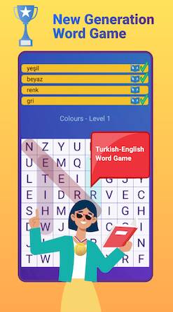 Скачать взломанную Prof. Turkish Word Hunt [Много монет] MOD apk на Андроид