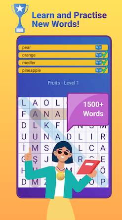 Скачать взломанную Prof. Turkish Word Hunt [Много монет] MOD apk на Андроид
