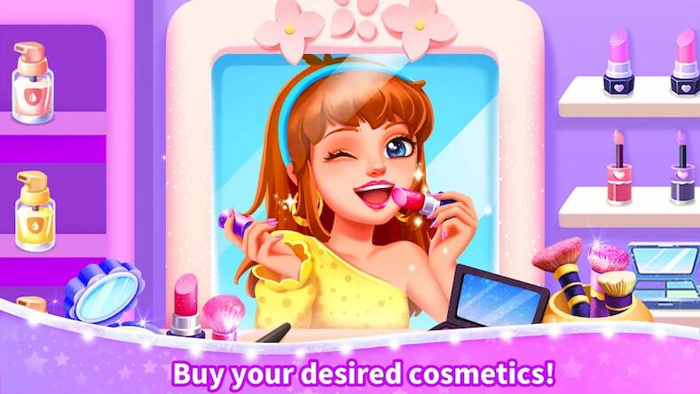 Скачать взломанную Little Panda's Girls Town [Бесплатные покупки] MOD apk на Андроид