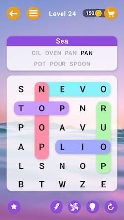 Скачать взломанную Word Search - Word Puzzle Game [Бесплатные покупки] MOD apk на Андроид