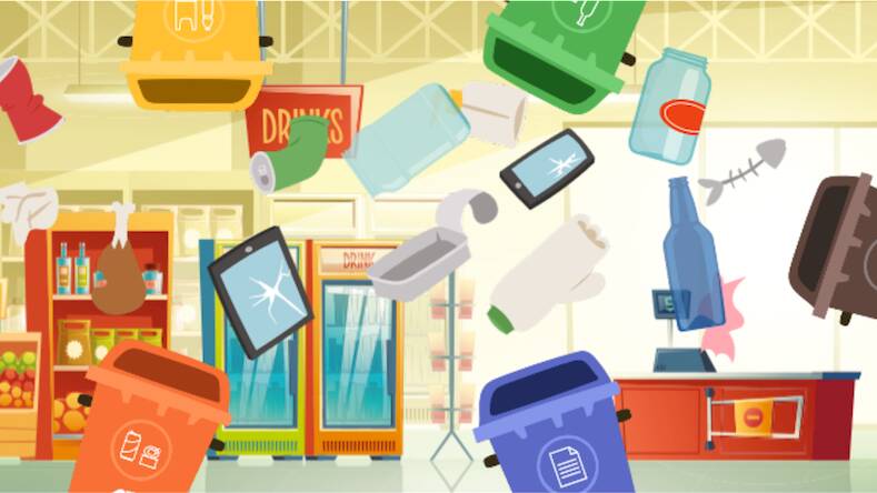 Скачать взломанную Recycle Game [Много монет] MOD apk на Андроид