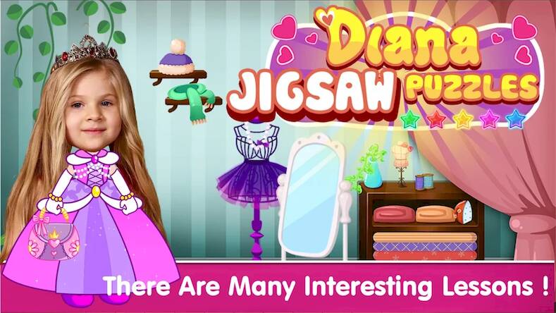 Скачать взломанную Diana Jigsaw Puzzles [Бесплатные покупки] MOD apk на Андроид