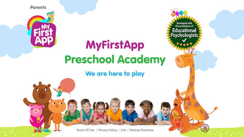 Скачать взломанную MyFirstApp Preschool Academy [Мод меню] MOD apk на Андроид