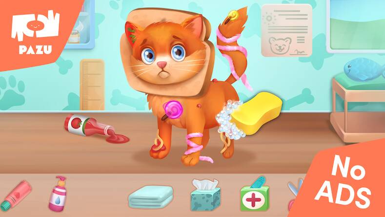 Скачать взломанную Животные ветеринарные игры [Бесплатные покупки] MOD apk на Андроид