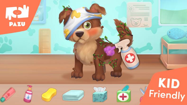 Скачать взломанную Животные ветеринарные игры [Бесплатные покупки] MOD apk на Андроид