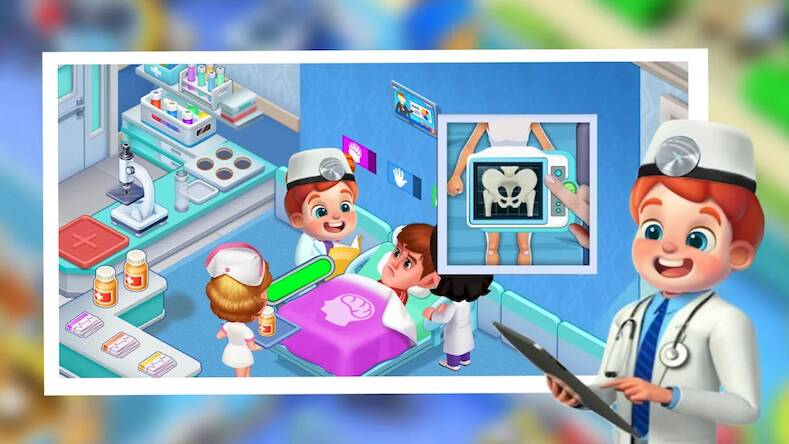 Скачать взломанную Happy Hospital : Game [Бесплатные покупки] MOD apk на Андроид
