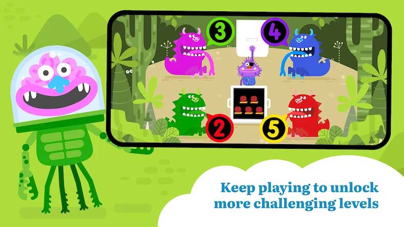 Скачать взломанную Teach Monster Number Skills [Мод меню] MOD apk на Андроид