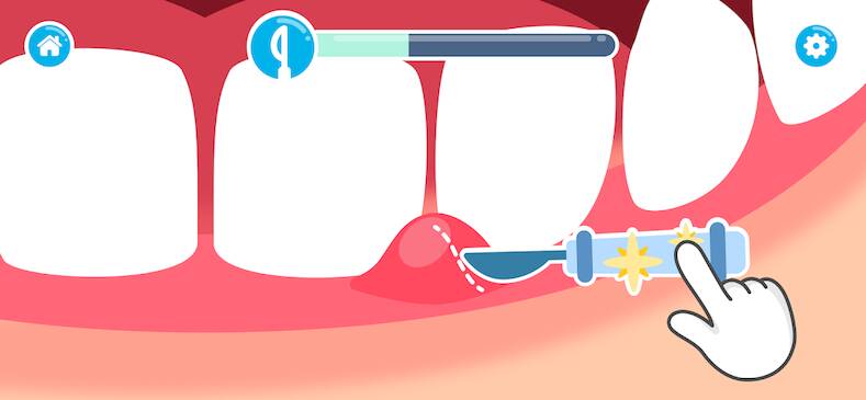 Скачать взломанную Дантист - Игры для Детей 2-5 [Много денег] MOD apk на Андроид