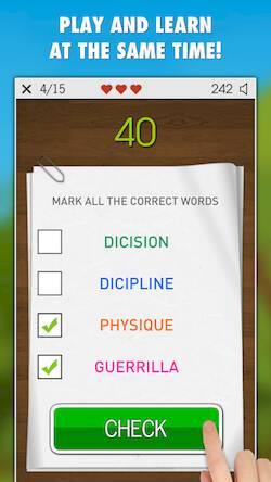 Скачать взломанную Spelling Master PRO [Много монет] MOD apk на Андроид
