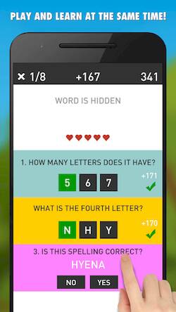 Скачать взломанную Spelling Pro! (Premium) [Много монет] MOD apk на Андроид
