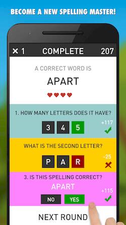 Скачать взломанную Spelling Pro! (Premium) [Много монет] MOD apk на Андроид