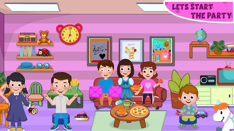 Скачать взломанную My Family Town Playhouse Party [Мод меню] MOD apk на Андроид