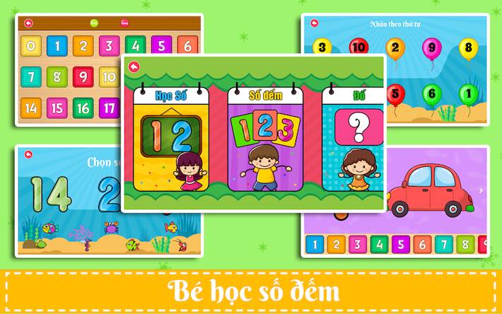 Скачать взломанную Bé Học Bảng Chữ Cái, Số Đếm [Мод меню] MOD apk на Андроид