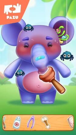 Скачать взломанную Джунгли ветеринарные игры [Мод меню] MOD apk на Андроид