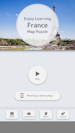 Скачать взломанную E. Learning France Map Puzzle [Мод меню] MOD apk на Андроид