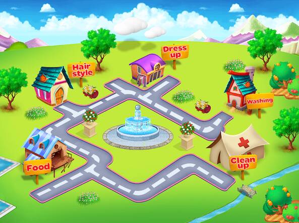 Скачать взломанную Pet Puppy Care Dog Games [Много монет] MOD apk на Андроид