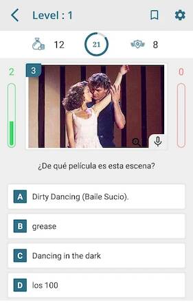 Скачать взломанную Preguntas de peliculas quiz pe [Бесплатные покупки] MOD apk на Андроид